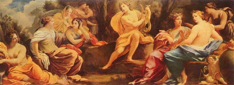 Simon Vouet Apollo and the Muses